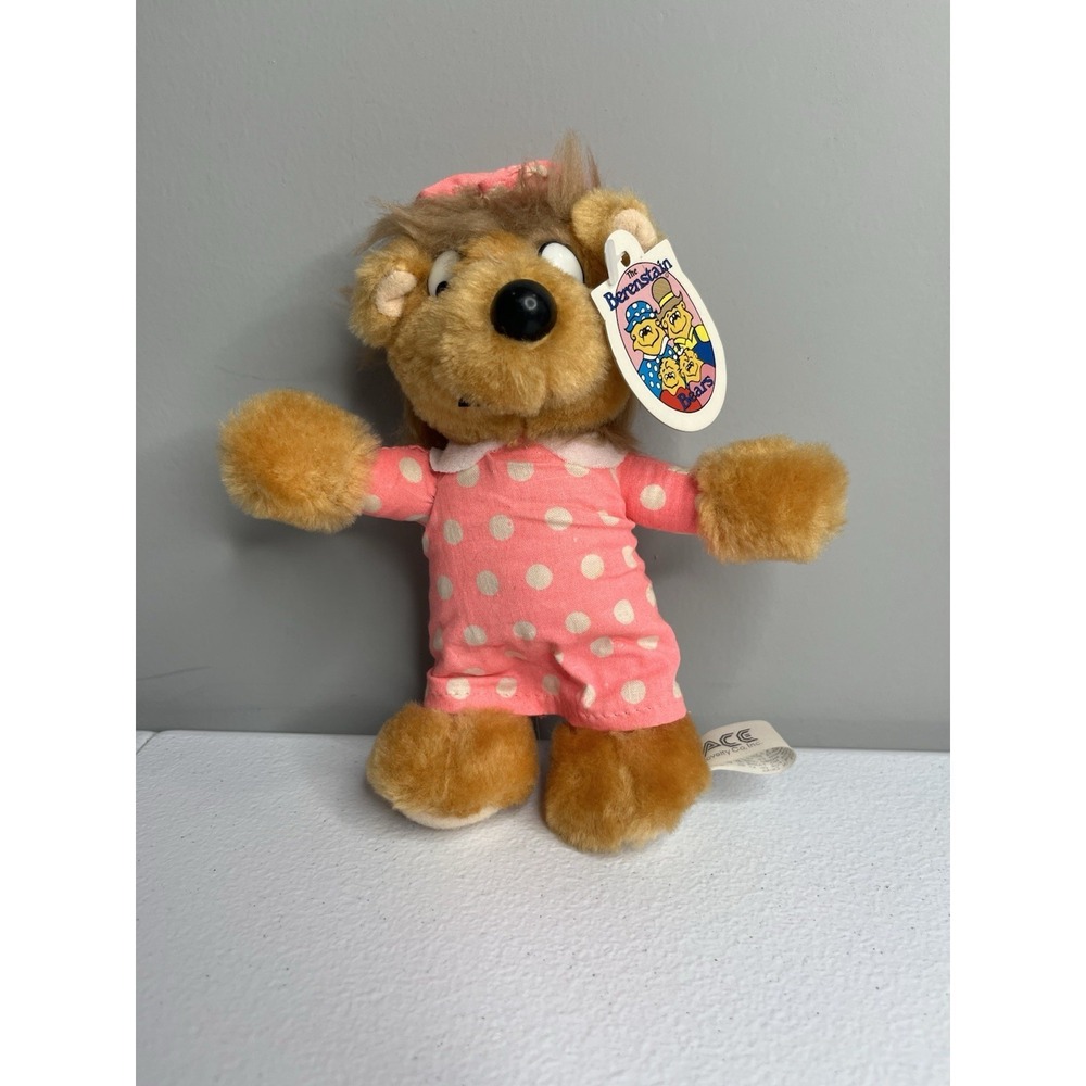 The Berenstain Bears‎ Plush Mama Bear Pink Dress 1989 Ace Novelty Co